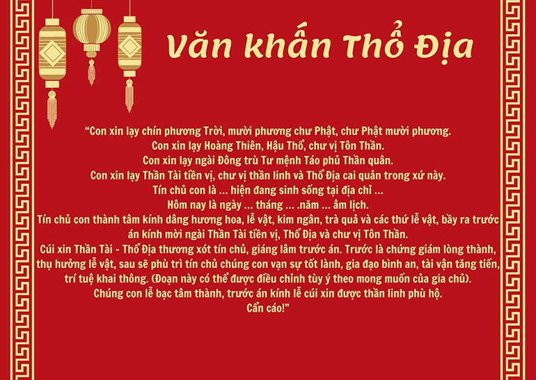 Văn khấn mùng 1 Tết và mùng 1 hằng tháng chuẩn xác dễ hiểu - Ảnh 10